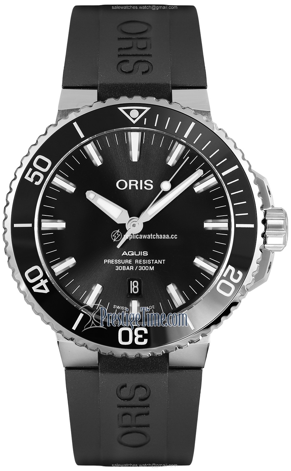 01 733 7730 4134-07 4 24 64EB Oris Aquis Date 43.5mm Mens Watch 01 733 7730 4134-07 4 24 64EB Oris Aquis Date 43.5mm Mens Watch